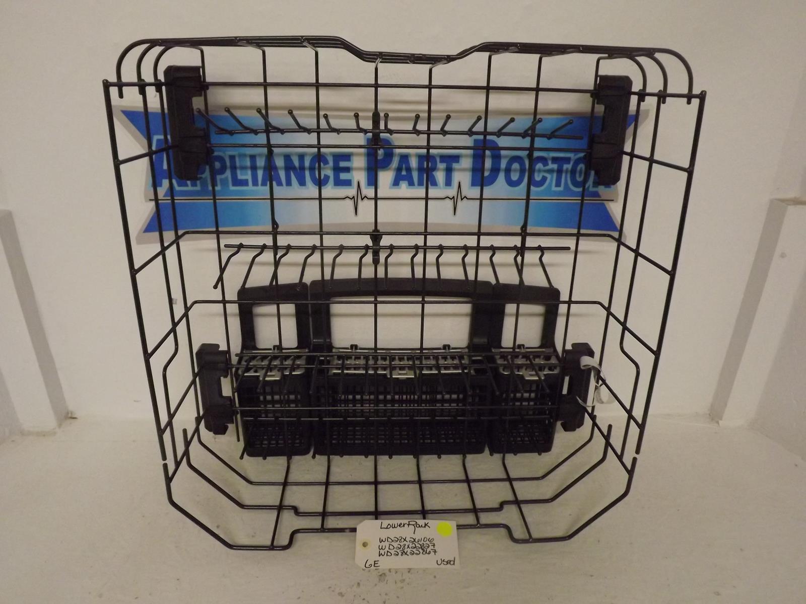 GE Dishwasher WD28X26106 WD28X22827 WD28X22867 Lower Rack Used GE Dishwasher WD28X26106 WD28X22827 WD28X22867 Lower Rack Used